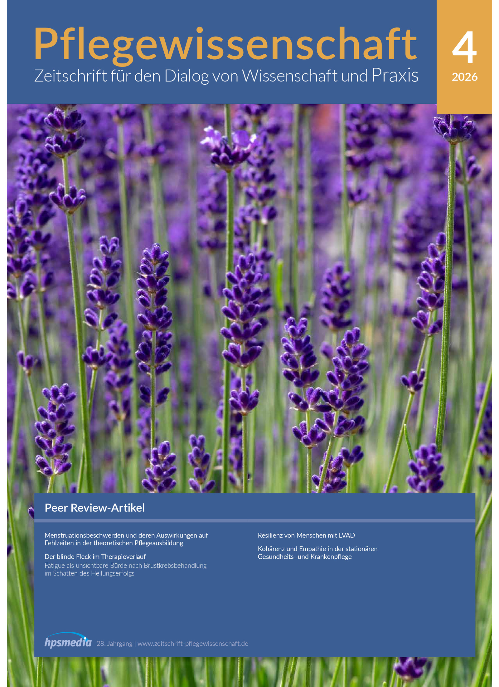 Titelblatt: Pflegewissenschaft, 4 / 2026